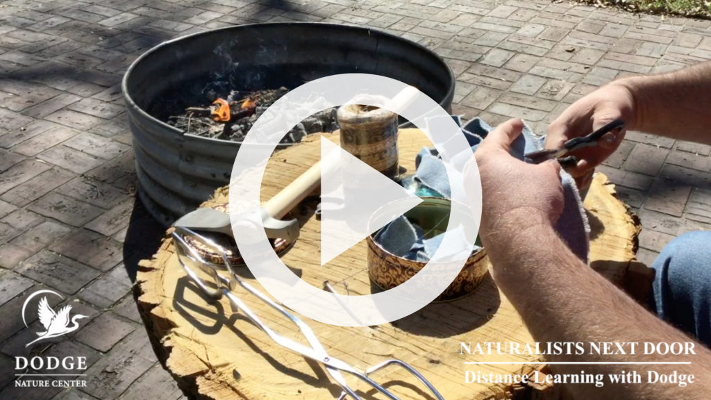 Watch Dodge Naturalist Mick Garrett share the historical secrets to fire making without matches.